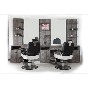 Strand Two Position Barber Unit