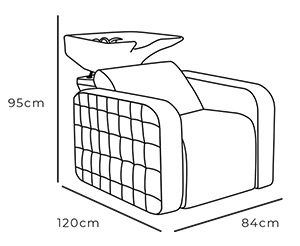 Deluxe Backwash dimensions