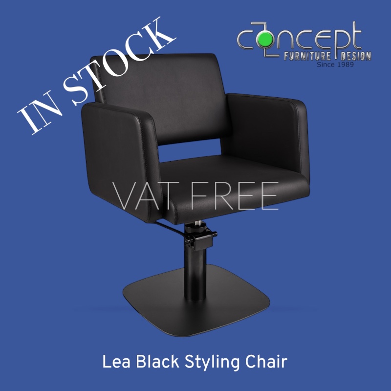 Lea Black Styling Chair In Stock