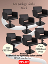 lea chair package deal 6 black