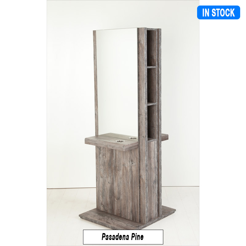 Remi 2 Position Freestanding Mirror Unit With Storage Concept Salon